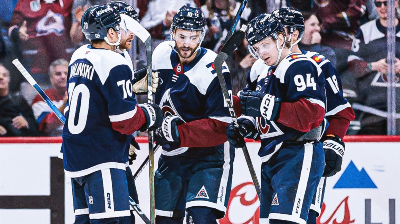 ''Avalanche'' uzvara pret ''Wild''. foto: Colorado Avalanche
