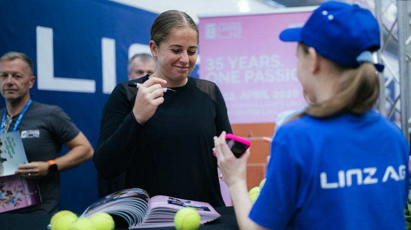 Aļona Ostapenko. Foto: Upper Austria Ladies Linz