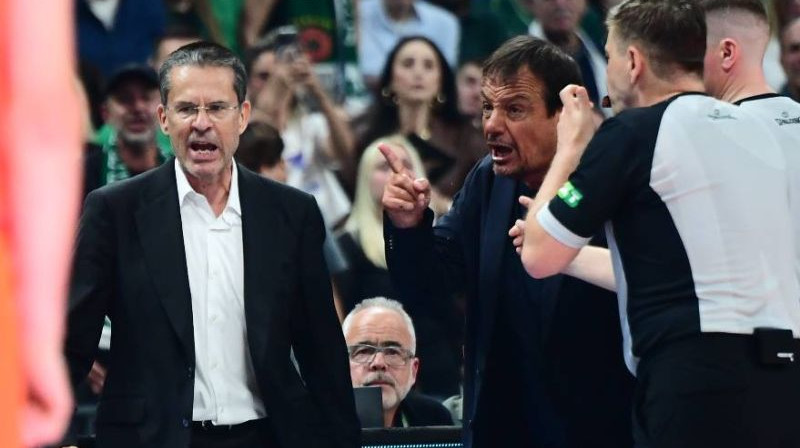 Pedro Martiness un Ergins Atamans. Foto: Eurohoops
