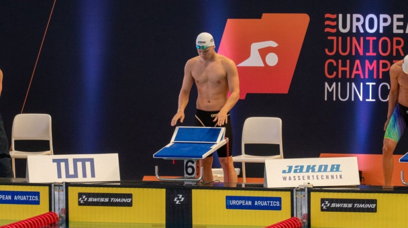 Kristaps Čilipāns Foto: Latvijas Peldēšanas federācija
