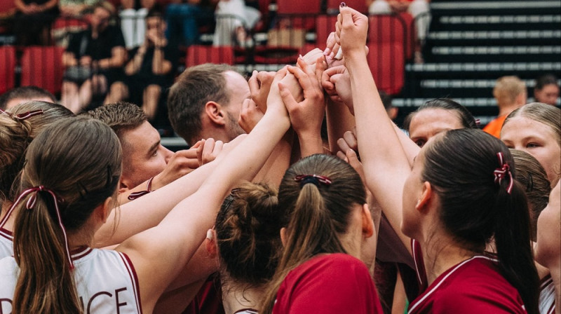 Latvijas U16 izlase: Baltijas kausa uzvarētāja. Foto: Edvards Dominiks Janītis