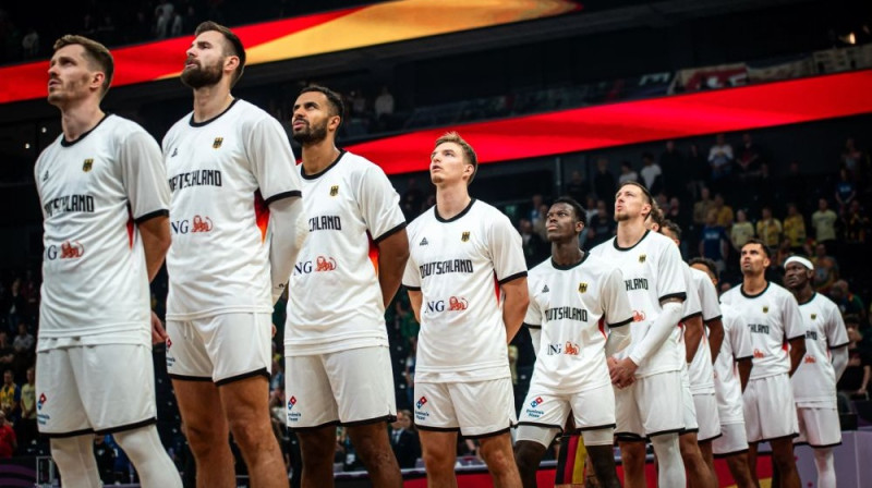Vācijas izlases basketbolisti Foto: FIBA