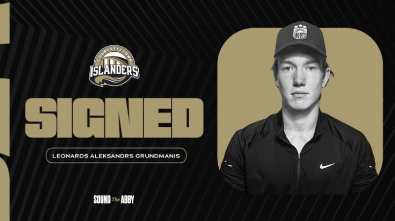 Leonards Grundmanis. Foto: Charlottetown Islanders﻿