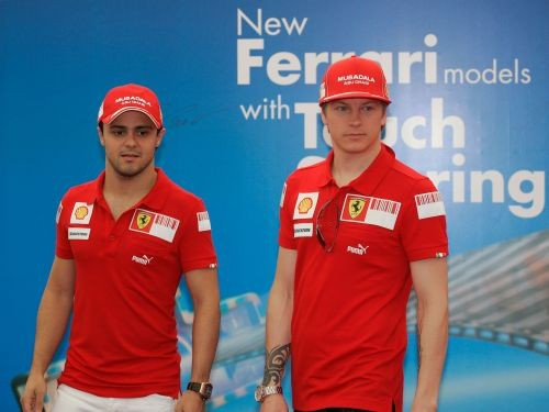 Otrajos treniņos ātrākie ''Ferrari''