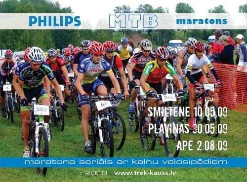 Smiltenē sāksies PHILIPS MTB maratona sezona