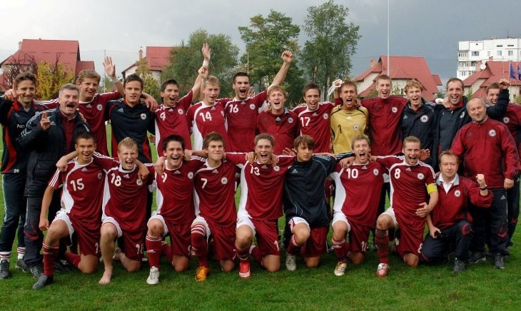 Latvijas U-19 izlases futbolisti gatavojas Eiropas čempionāta atlases izšķirošajām cīņām