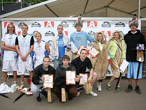 "Streetbasket Extreme" ielu basketbola laureāti