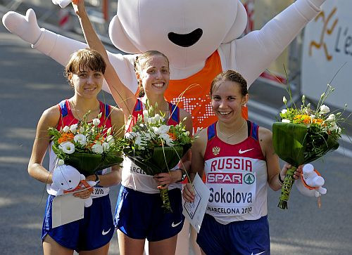 Sokolova labojusi pasaules rekordu 20 km soļošanā