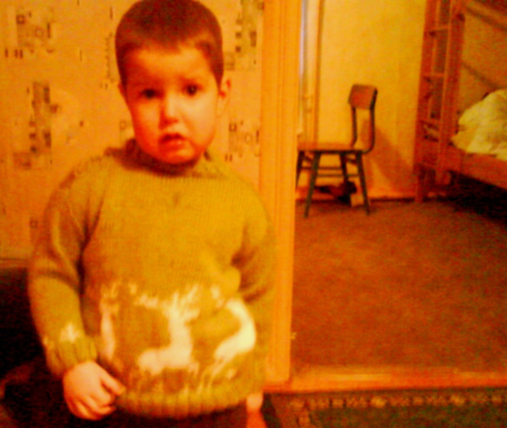 Džemperis zēnam ar briedīša attēliem