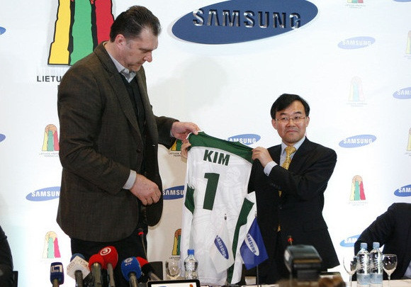 "Samsung" atbalstīs Lietuvas basketbolu