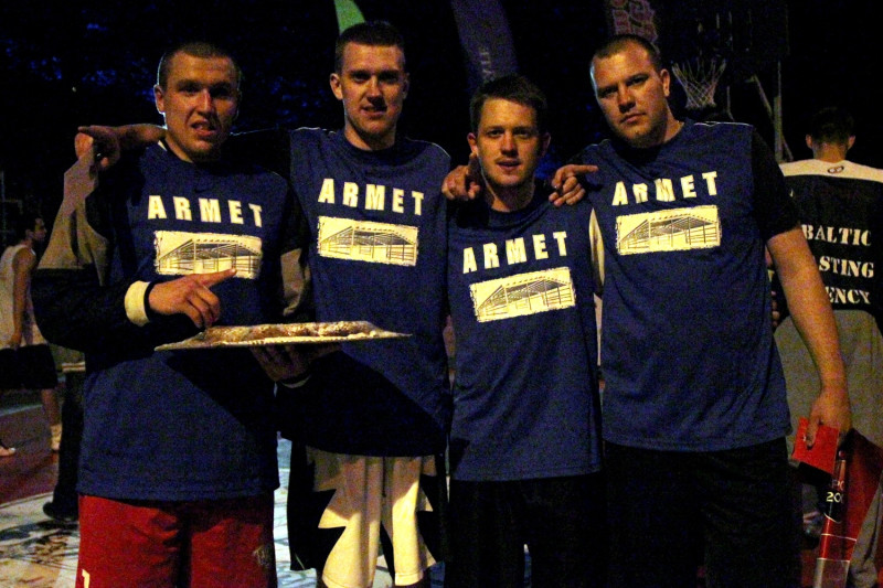 "Ghetto Basket" vasara startē ar čempionu "Armet" uzvaru