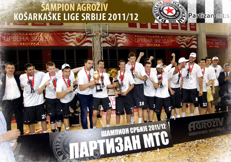 Dāvis Bertāns un "Partizan" triumfē Serbijas čempionātā