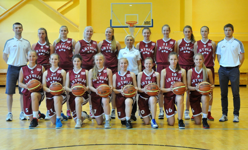 Latvijas U16 meiteņu basketbola izlase uzvar Baltijas kausa izcīņā