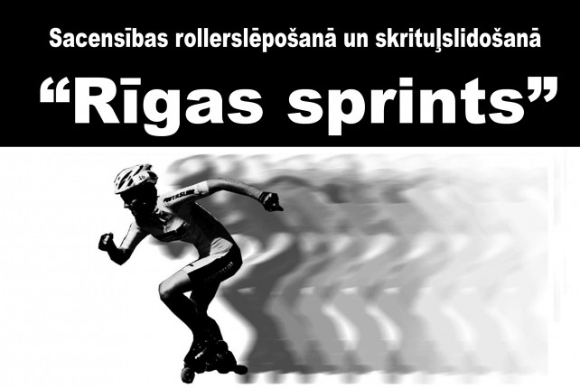 Noslēgušās sacensības rollerslēpošanā un skrituļslidošanā "Rīgas Sprints"