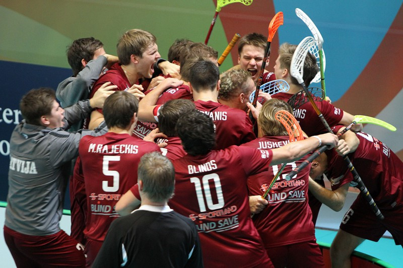 Latvijas florbola izlase uzvar četru nāciju turnīrā