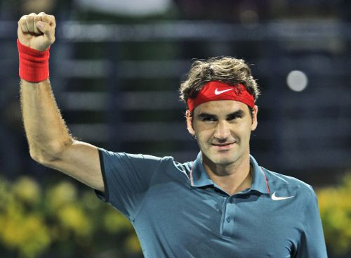Federers Dubaijas pusfinālā sakauj Džokoviču