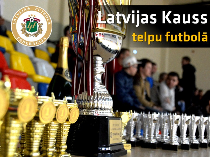 "Raba" un "Nikars" sestdien cīnīsies par Latvijas kausu telpu futbolā