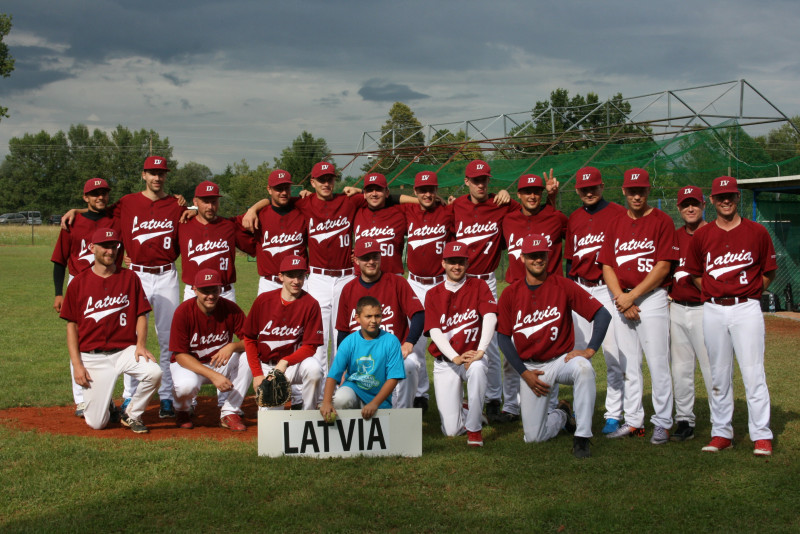 Latvijas beisbolisti Eiropas čempionātu sāk ar zaudējumu slovēņiem