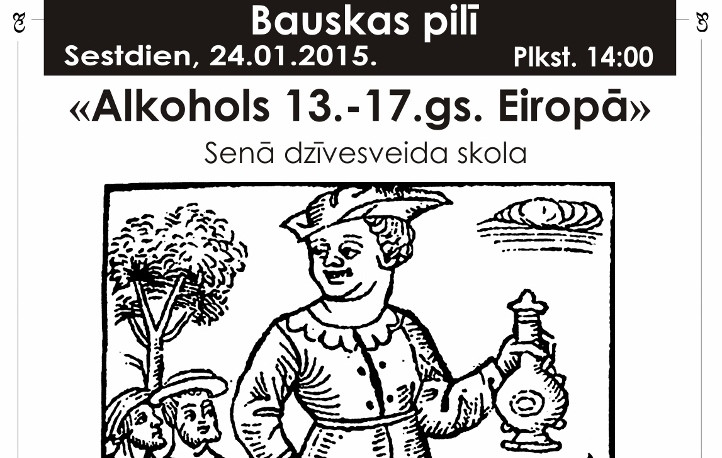 Alkohola lietošana pilīs, muižās un klosteros 13.-17.gs. Eiropā