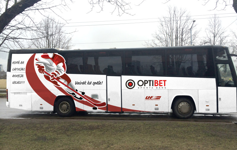 LHF un Optibet apmaksā faniem autobusu uz Pasaules čempionātu Prāgā