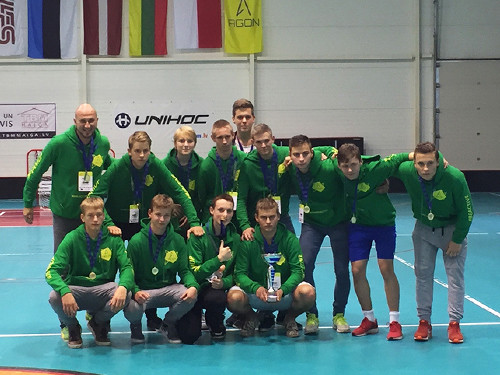 Lietuvas zēni un Polijas meitenes uzvar AGON florbola turnīrā