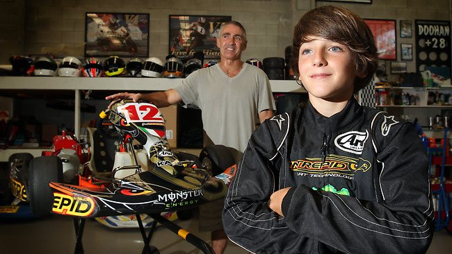 Leģendārā Mika Dūena dēls sapņo par karjeru Formulā 1