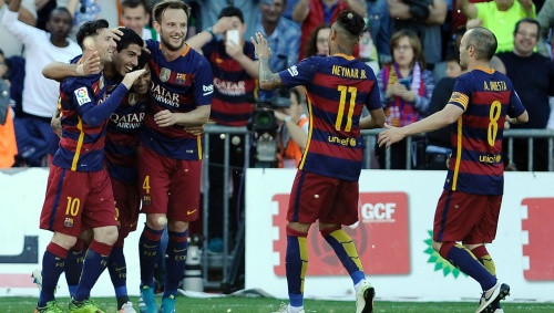 "Barcelona" iegūst 24. "La Liga" titulu, Svaress sasniedz 40 vārtu robežu