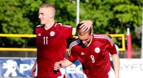 Latvijas U21 izlase pret moldāviem pēc pirmās uzvaras savā laukumā