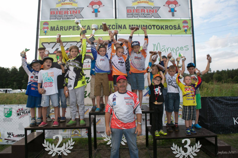 81 dalībnieks, Eiropas čempions un jauna b/v ekipāža – Mini motokrosa 3.posms