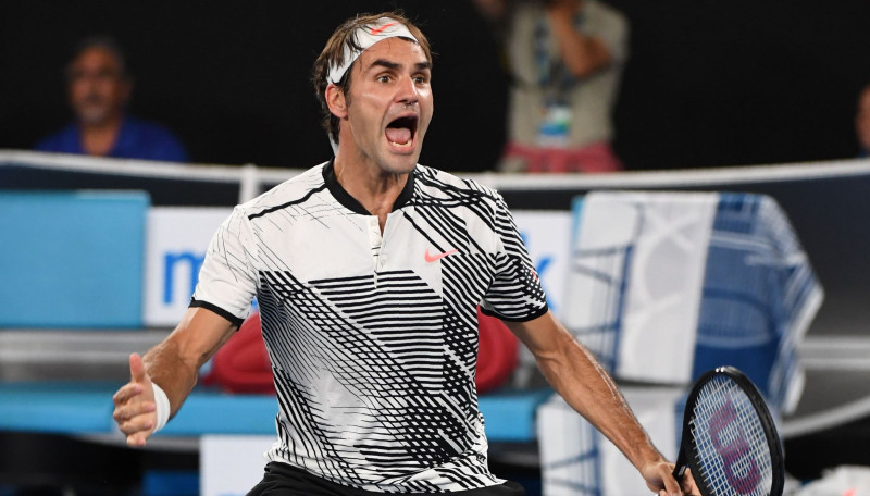 Federers pārspēj Nišikori un sasniedz 13. "Australian Open" ceturtdaļfinālu