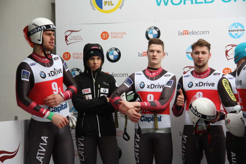 Stafetē pasaules junioru čempionātā Latvija soli no medaļas
