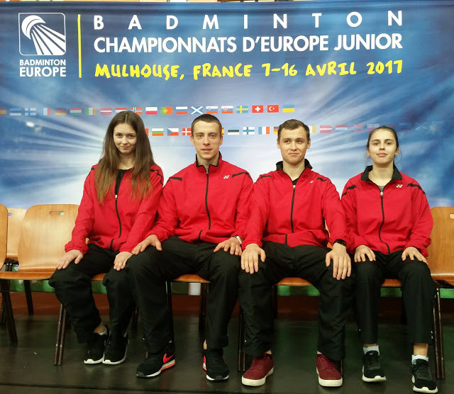 Latvijas izlase uzsāk Eiropas čempionātu badmintonā junioriem