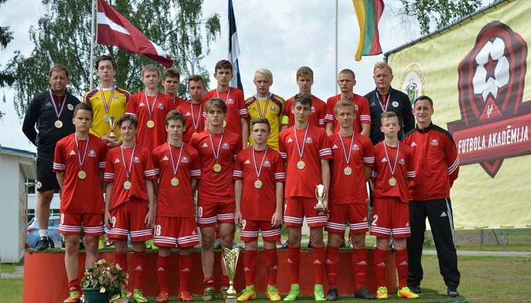 Latvijas U15 izlase triumfē LFF FA kausa izcīņā