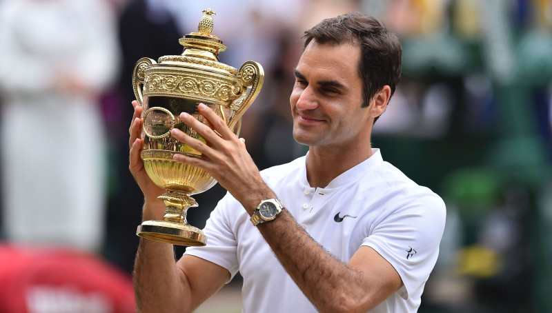 Federers kļūst par pirmo tenisistu ar astoņiem Vimbldonas tituliem