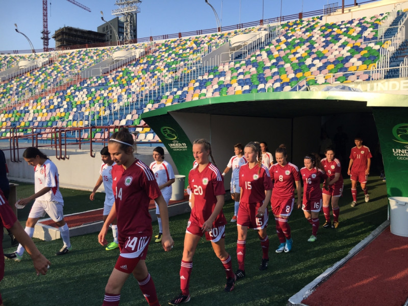 U19 meitenēm uzvara un neizšķirts Gruzijā