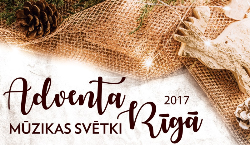 Dziesminieku koncerti Adventa mūzikas svētkos Rīgā
