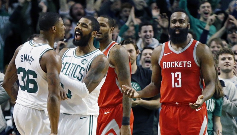 ''Celtics'' dramatiski atspēlē 26 punktus un turpina ''Rockets'' zaudējumu sēriju