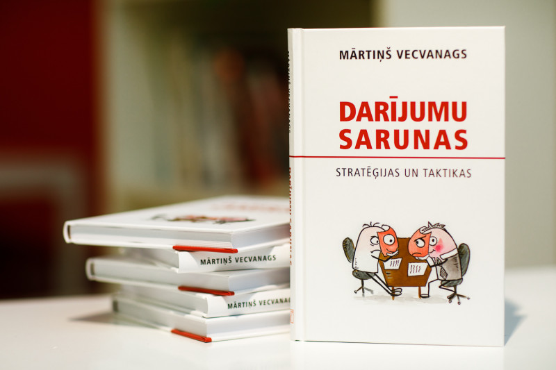 Grāmata „Darījumu sarunas. Stratēģijas un taktikas” -  palīgs sarunu vešanā kautrīgajiem latviešiem
