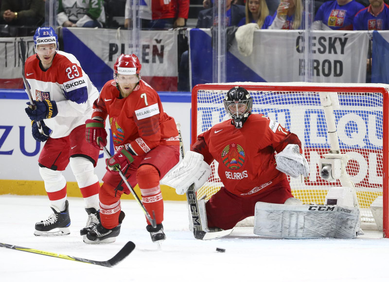 Čehi pārliecinoši uzvar, sagādājot baltkrieviem piekto neveiksmi pēc kārtas