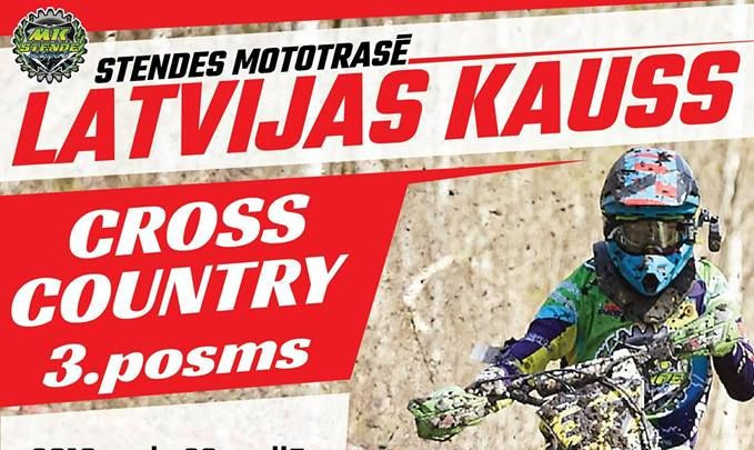 Sestdien Stendē Latvijas kausa "Cross Country" trešais posms