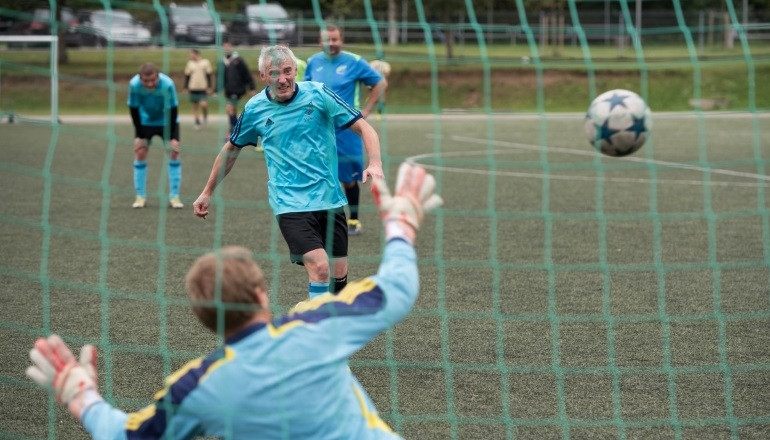 Latvijas futbola veterānu čempionātā turpina uzvarēt Daugavpils komanda