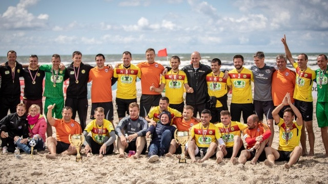 "Linden City BSC" otro gadu pēc kārtas uzvar Latvijas kausā pludmales futbolā