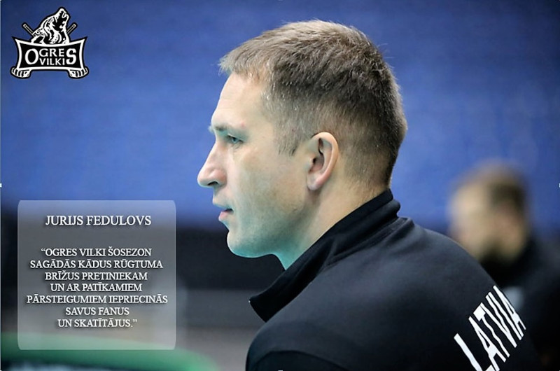 Par FK "Ogres Vilki" galveno treneri kļuvis Jurijs Fedulovs