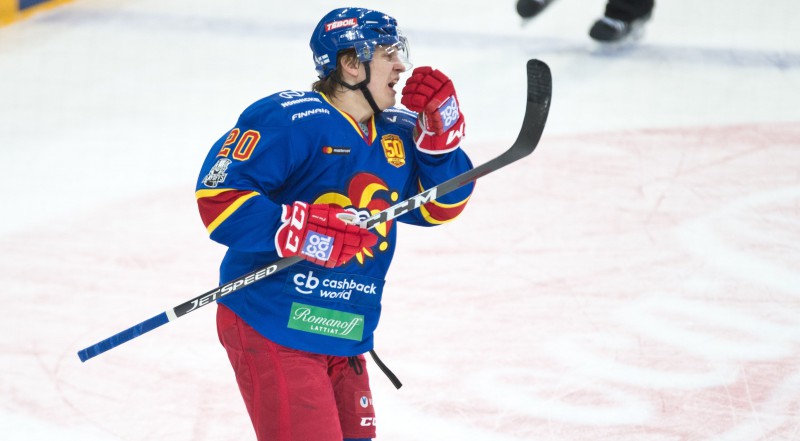 Somu talants Tolvanens īrē no Nešvilas "Predators" atgriežas Helsinku "Jokerit"