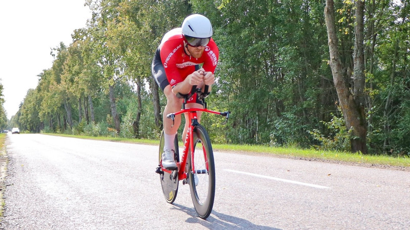 Vosekalns pirmoreiz karjerā uzvar Latvijas čempionātā individuālajā braucienā
