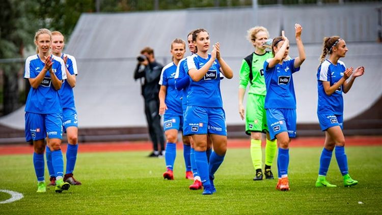 Rīgas Futbola skolas komanda atgūst Latvijas čempiones titulu sieviešu līgā
