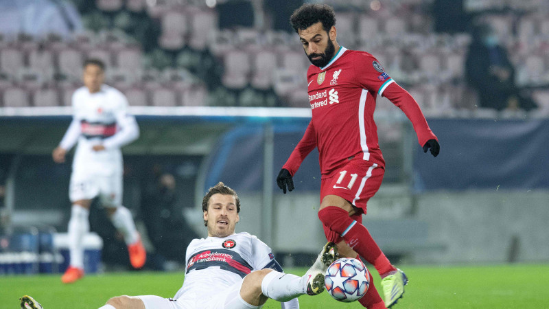 Salāhs iesit 55. sekundē "Liverpool" neizšķirtā Dānijā, "Atalanta" ceļazīme uz "play-off"