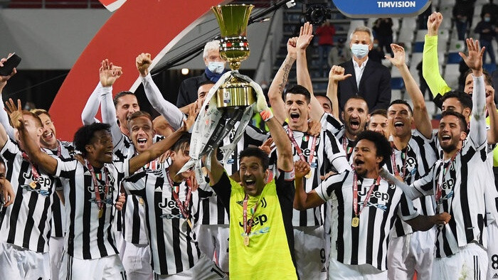 Bufons no ''Juventus'' atvadās ar uzvaru pret ''Atalanta'' un savu sesto ''Coppa Italia'' trofeju