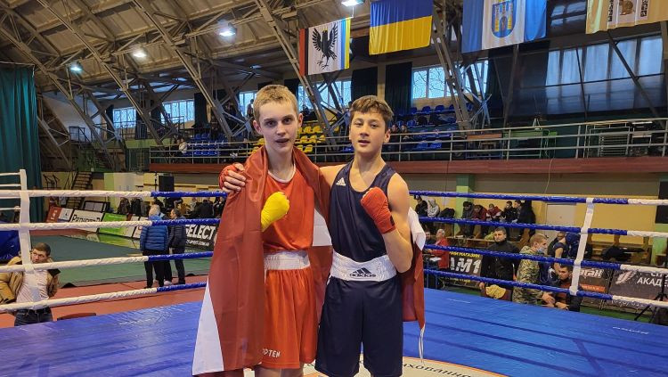 Trenera Kleina dēls Ronalds izcīna pirmo vietu starptautiska līmeņa turnīrā Ukrainā
