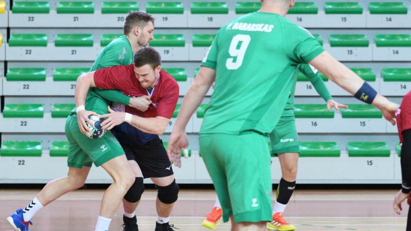 Lietuvas izlase treniņspēlē ļoti līdzīgā cīņā revanšējas par Rīgas Domes kausu